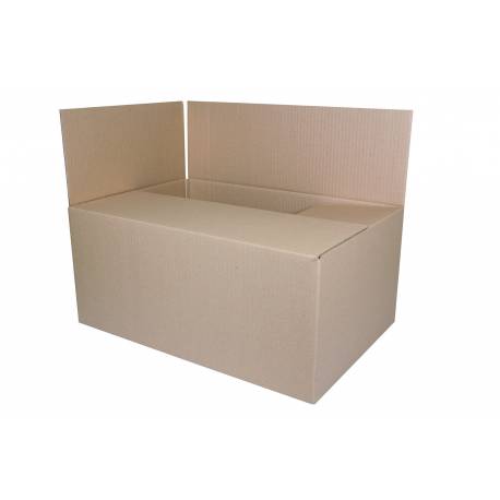 Karton wysyłkowy, pudło pakowe Donau, zamykane, 540x360x236mm, szare