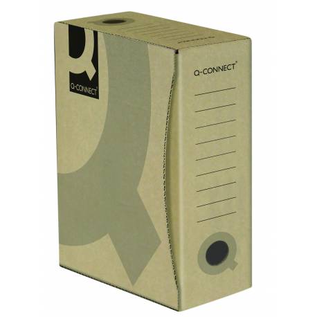 Pudło archiwizacyjne, pudełko do przechowywania, Q-Connect, karton, A4/120mm, szare