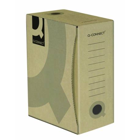 Pudło archiwizacyjne, pudełko do przechowywania, Q-Connect, karton, A4/150mm, szare