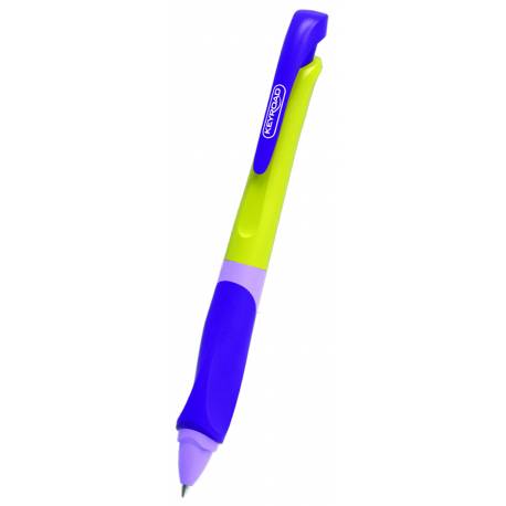 Długopis automatyczny KEYROAD Easy Writer, 1,0mm, pakowany na displayu, mix kolorów
