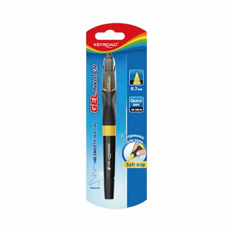 Długopis żelowy KEYROAD SMOOZZY Writer, 0,7mm, mix kolorów