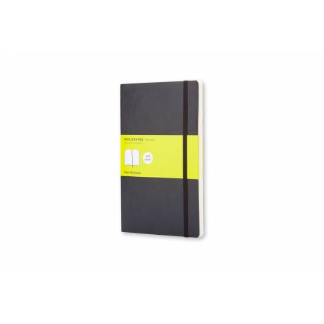 Notatnik A5, notes MOLESKINE Classic L 13x21cm gładki, miękki, 192 str, czarny