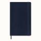 Notatnik A5, notes MOLESKINE L 13x21cm w kratkę, miękki, sapphire blue, 192 str, niebieski