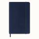 Notatnik A6, notes kieszonkowy MOLESKINE P 9x14cm gładki, miękki, sapphire blue, 192 str, niebieski
