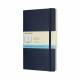 Notatnik A5, notes MOLESKINE L 13x21cm w kropki, miękki, sapphire blue, 192 str, niebieski