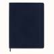 Notatnik B5+, notes MOLESKINE XL 19x25cm gładki, miękki, sapphire blue, 192 str, niebieski