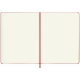 Notatnik B5+, notes MOLESKINE Classic XL 19x25cm gładki, twardy, 192 str, czerwony
