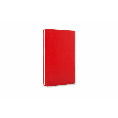 Notatnik A6, notes kieszonkowy MOLESKINE P 9x14cm w linie, twardy, 192 str, czerwony
