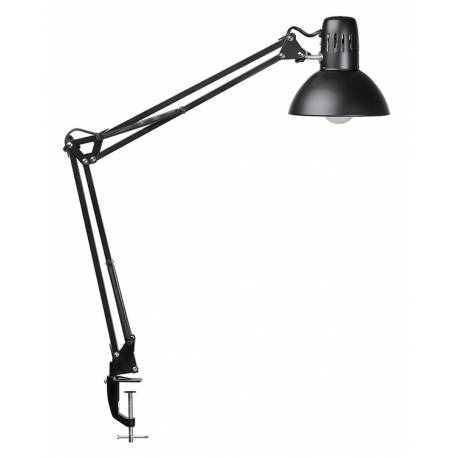Lampka na biurko, lampka LED MAULstudy, 10W, mocowana zaciskiem, czarna