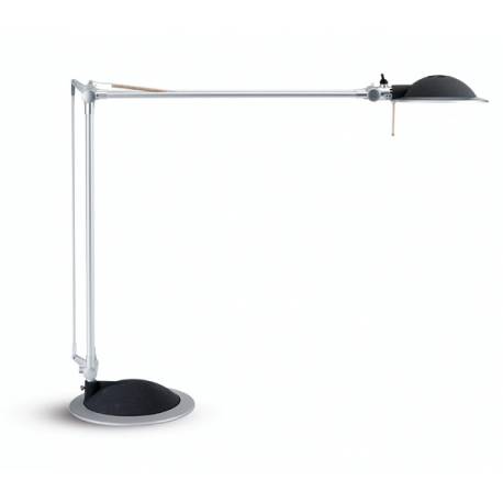 Lampka na biurko, lampka LED MAULbusiness, 11W, srebrno-czarna