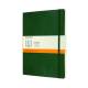 Notatnik B5+, notes MOLESKINE Classic XL 19x25cm w linie, miękki, myrtle green, 192 strony, zielony