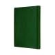 Notatnik B5+, notes MOLESKINE Classic XL 19x25cm w gładki, miękki, myrtle green, 192 strony, zielony
