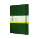 Notatnik B5+, notes MOLESKINE Classic XL 19x25cm w kratkę, miękki, myrtle green, 192 strony, zielony