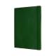 Notatnik B5+, notes MOLESKINE Classic XL 19x25cm w kratkę, miękki, myrtle green, 192 strony, zielony