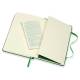 Notatnik A6, notes kieszonkowy MOLESKINE P 9x14cm gładki, twardy, myrtle green, 192 strony, zielony