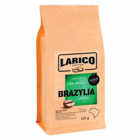 Kawa LARICO Brazylia Santos, kawa ziarnista 225g