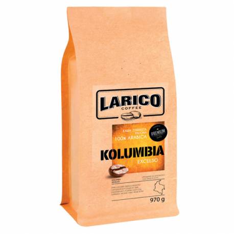 Kawa LARICO Kolumbia Excelso, kawa ziarnista 970g