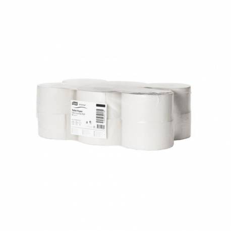 Papier toaletowy Tork 120278, papier toaletowy Jumbo, 2-warstwowy, T2, biały, 12 rolek