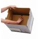 Pudła archiwizacyjne Bankers Box, na 4 pudełka 8cm, duże kartonowe pojemniki zamykane na dokumenty, 10 sztuk