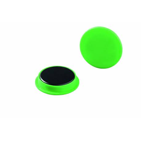 Magnesy do tablic, punkty magnetyczne Ø 37 mm, 2 sztuk, zielony