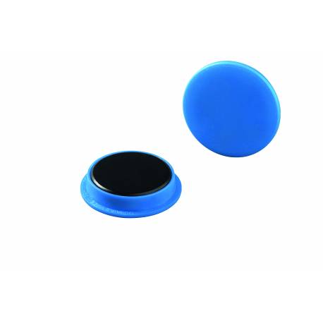 Magnesy do tablic, punkty magnetyczne Ø 37 mm, 2 sztuk, niebieski