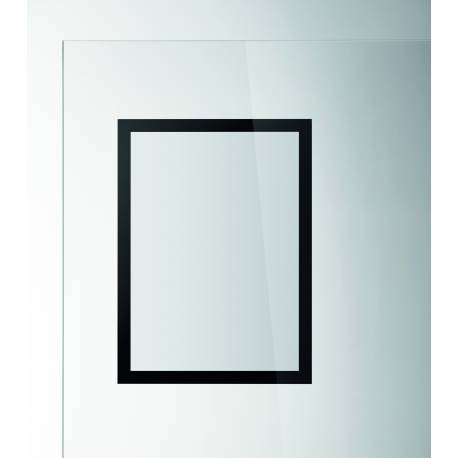 Ramka plakatowa A4, czarna, DURABLE na powierzchnie szklane