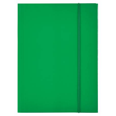 Teczka z gumką Esselte, papierowa teczka biurowa A4, zielony