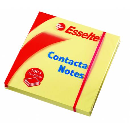 Karteczki samoprzylepne Esselte 75 x 75 mm, żółty