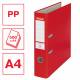 Segregator A4, biurowy segregator na dokumenty ekonomiczny Esselte PP 75 mm, czerwony