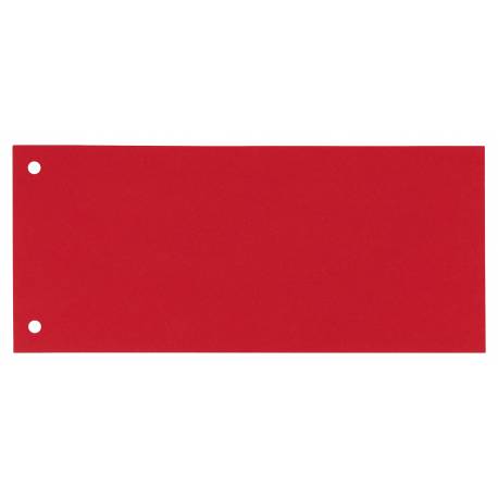 Przekładki kartonowe 1/3 A4, separatory do segregatora, Maxi Esselte, czerwony