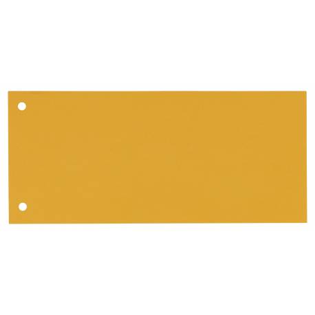 Przekładki kartonowe 1/3 A4, separatory do segregatora, Maxi Esselte, żółty