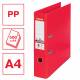 Segregator A4, biurowy segregator na dokumenty Esselte No.1 Vivida 75 mm, czerwony