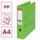 Segregator A4, biurowy segregator na dokumenty Esselte No.1 Vivida 75 mm, zielony