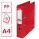 Segregator A4, biurowy segregator na dokumenty Esselte No.1 PCV 75 mm, czerwony