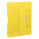 Teczka z gumką Esselte Vivida, plastikowa teczka biurowa A4, 40 mm, żółty