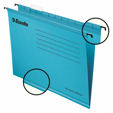 Teczka zawieszkowa Esselte PENDAFLEX, zawieszana teczka na dokumenty A4, 25 sztuk niebieski