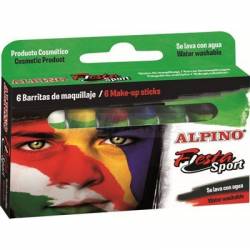 Kredki do makijażu Fiesta, 12 kolorów Alpino
