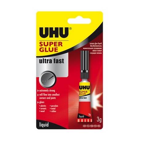 Klej Super Glue 3g, ciekły, UHU