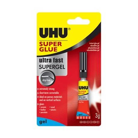 Klej Super Glue Gel 3g w żelu, UHU