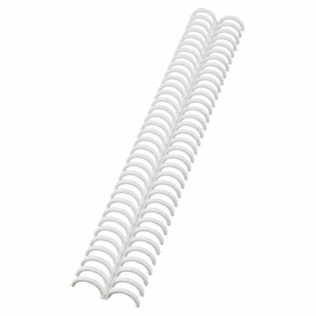 Grzbiety do bindowania, listwy zatrzaskowe GBC ClickBind, A4, 16 mm, białe 