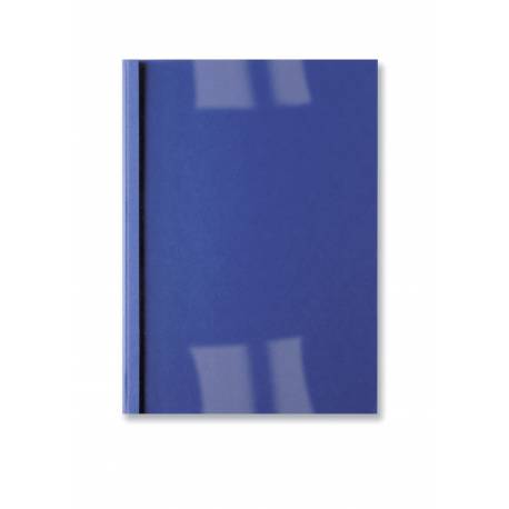 Termookładki, okładki do bindowania termicznego, GBC LeatherGrain, A4, 3 mm, niebieskie 