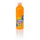 Farby plakatowe Astra, szkolne farby wodne w butelkach 250 ml, fluorescencyjna pomarańczowa