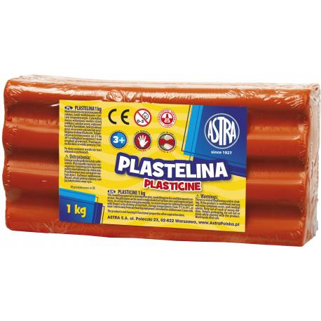 Plastelina Astra 1 kg, czerwony
