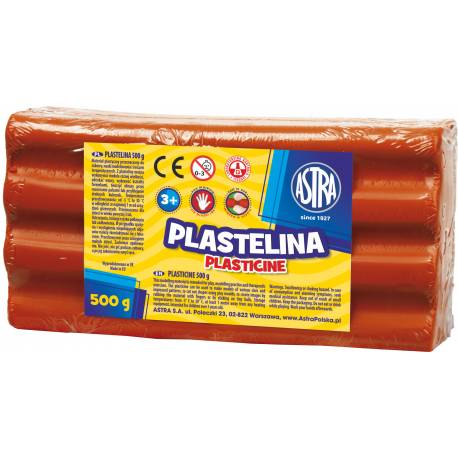 Plastelina Astra 500g czerwona, 303117006