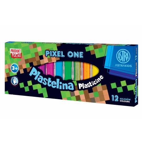 Plastelina Astra Pixel One 12 kolorów