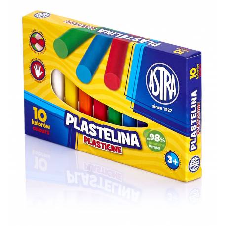 Plastelina Astra 10 kolorów, plastelina dla dzieci