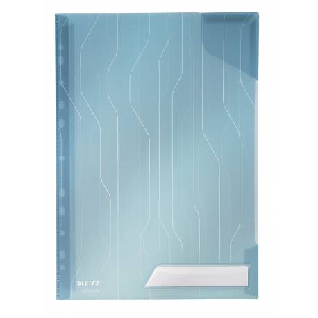 Ofertówka A4, folder Leitz Combifile, niebieski przezroczysty, folia 5 szt.
