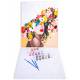 Zestaw z farbami, malowanie po numerach, podobrazie 40x50cm, Portret w kwiatach Artea, Astra