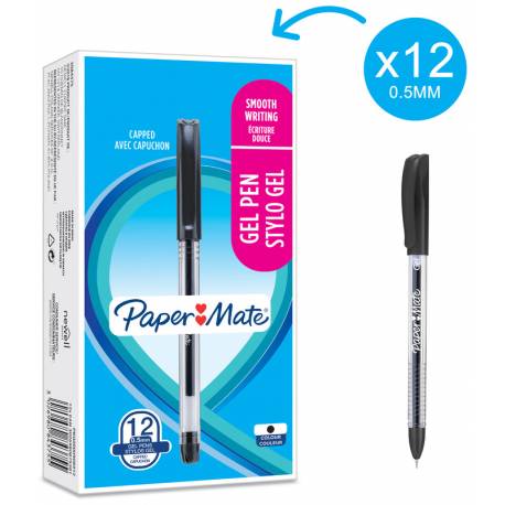 Długopis żelowy, Paper Mate JIFFY, M 0.5, czarny