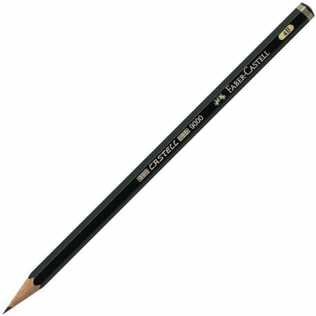 Ołówki Faber Castell 9000, grafitowy, do szkicowania, 4b, 12 sztuk